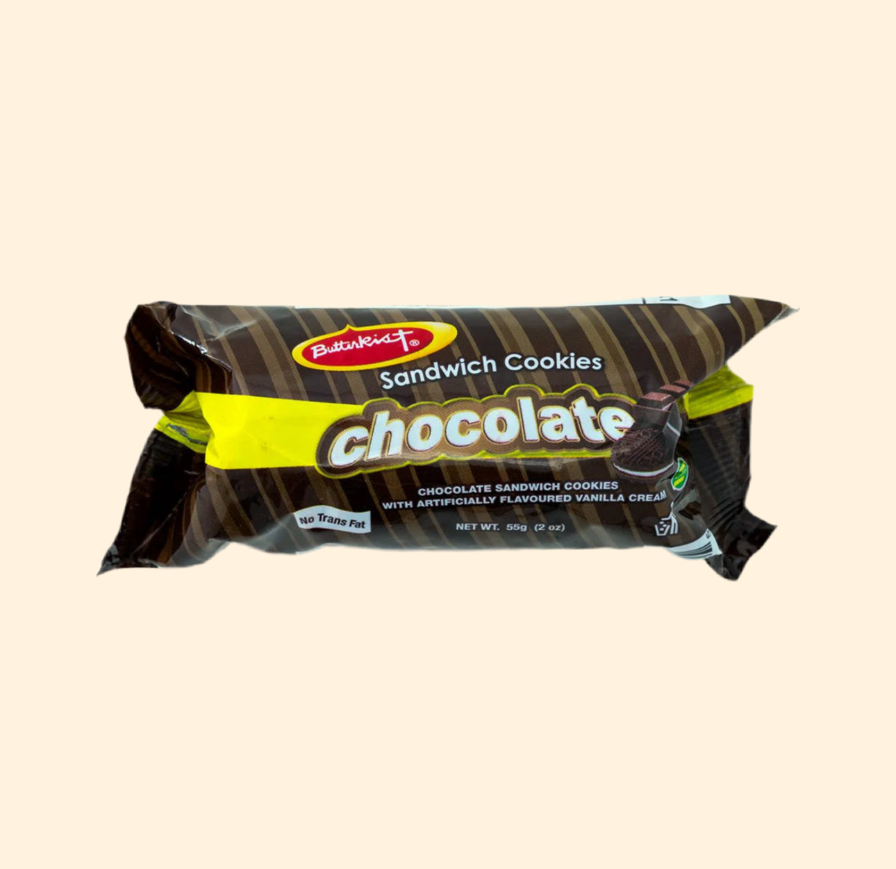 Butterkist Chocolate Sandwich Cookies 55g