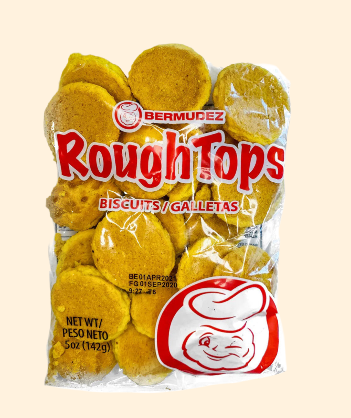 Bermudez Rough Tops Biscuits 142g