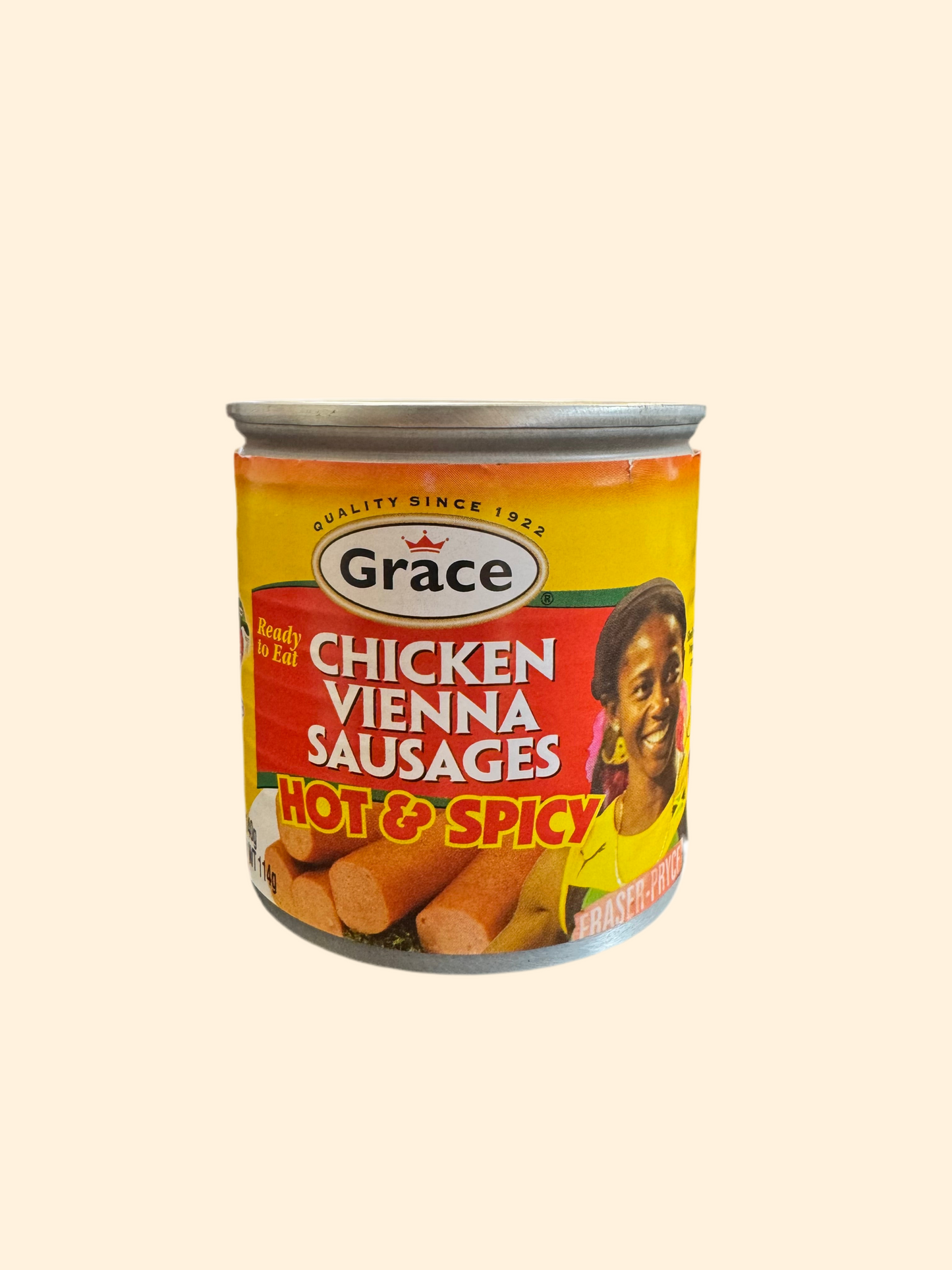 Grace Chicken Vienna Sausages Hot & Spicy 140g