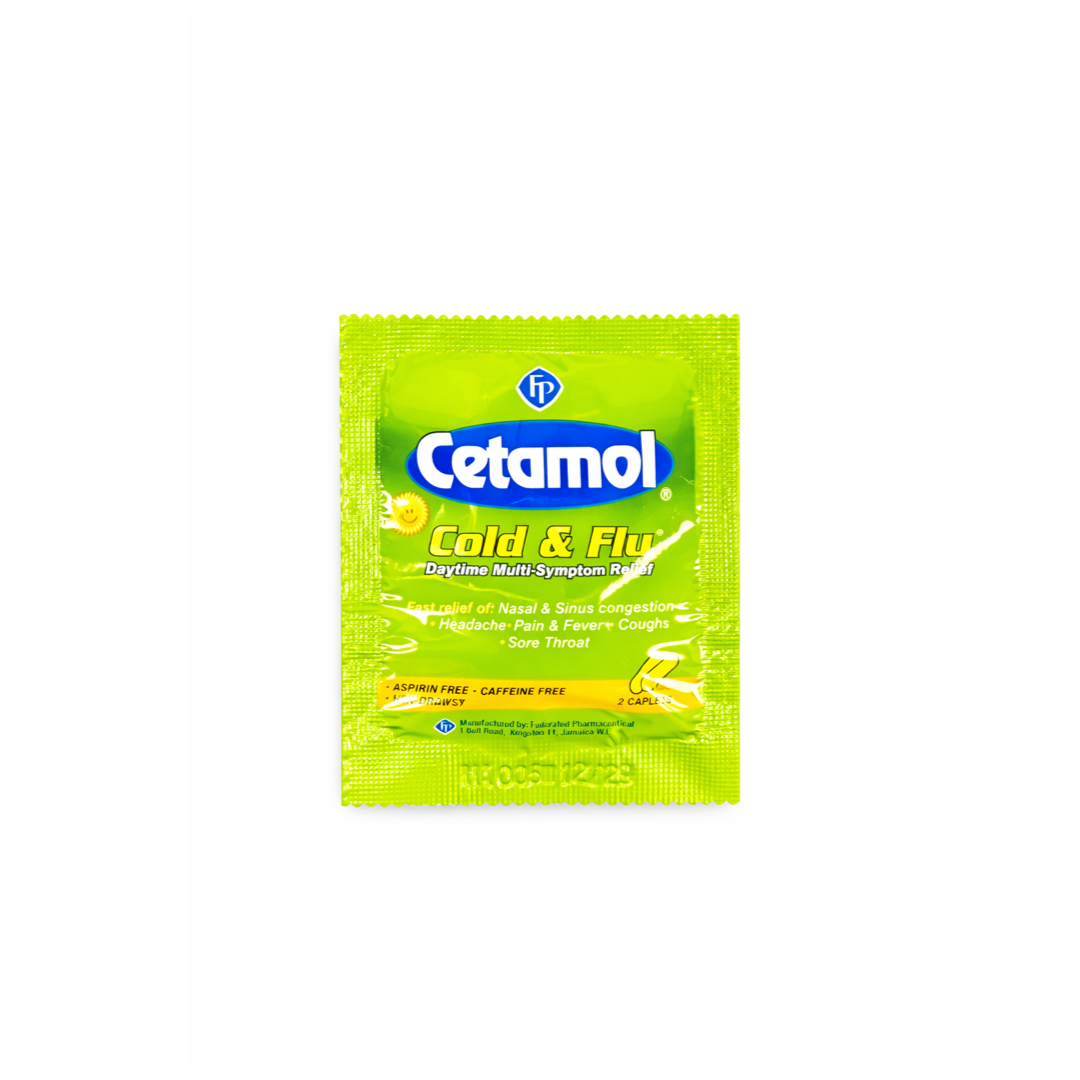 CETAMOL DAYTIME COLD & FLU 2 CAPLETS