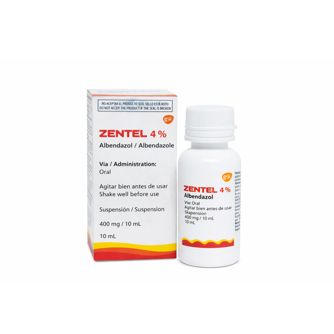 ZENTEL 4% 400MG 10ML