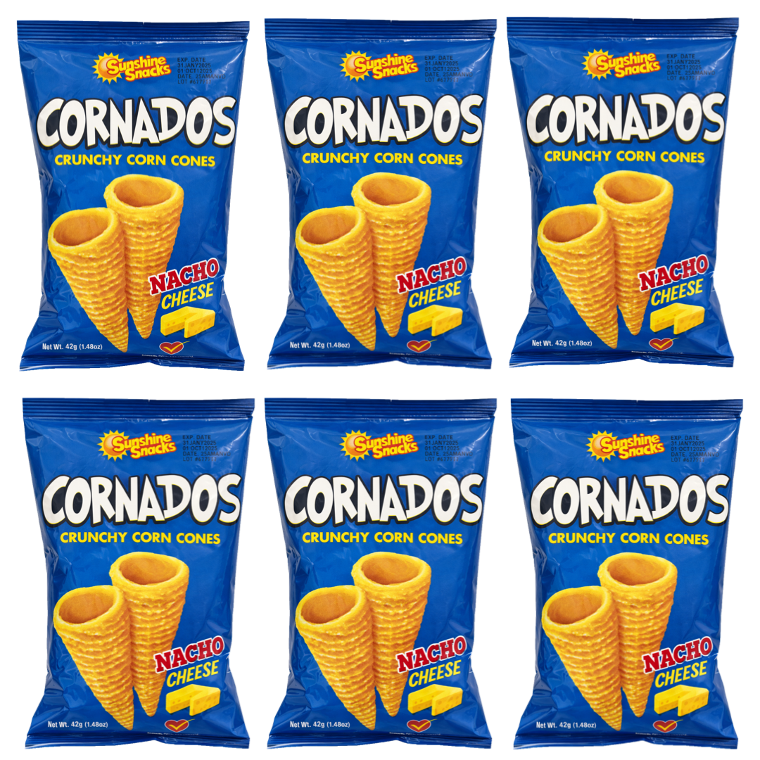 SUNSHINE SNACKS CORNADOS NACHO CHEESE 1.70OZ