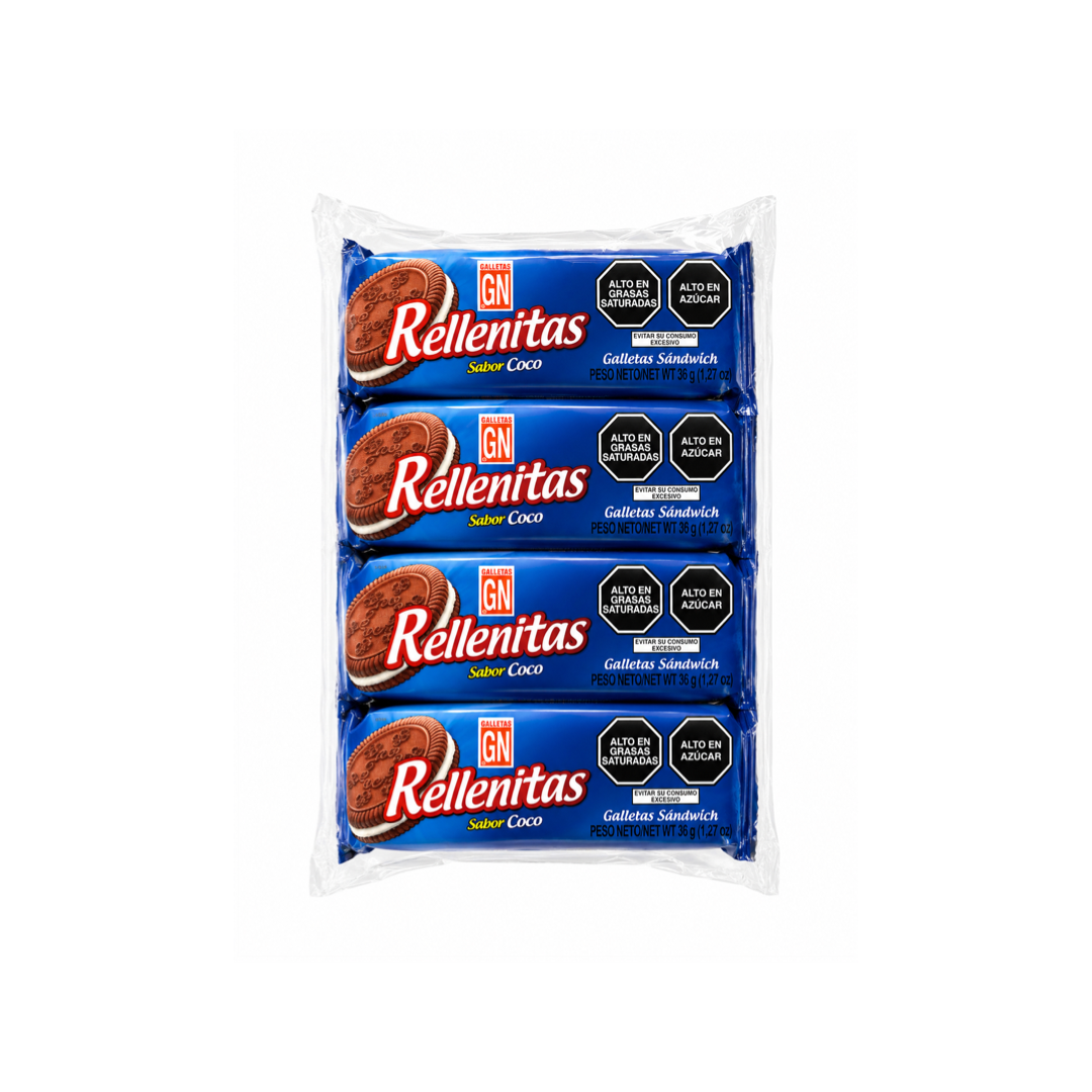 GALLETAS GN RELLENITAS COCO 10.2OZ