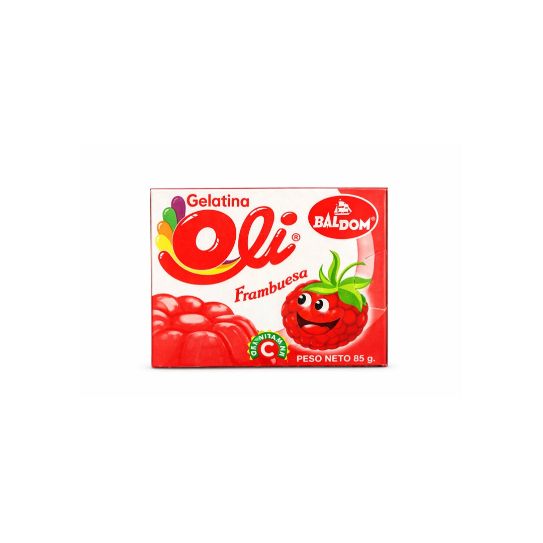 BALDOM GELATINA OLI FRAMBUESA 3OZ