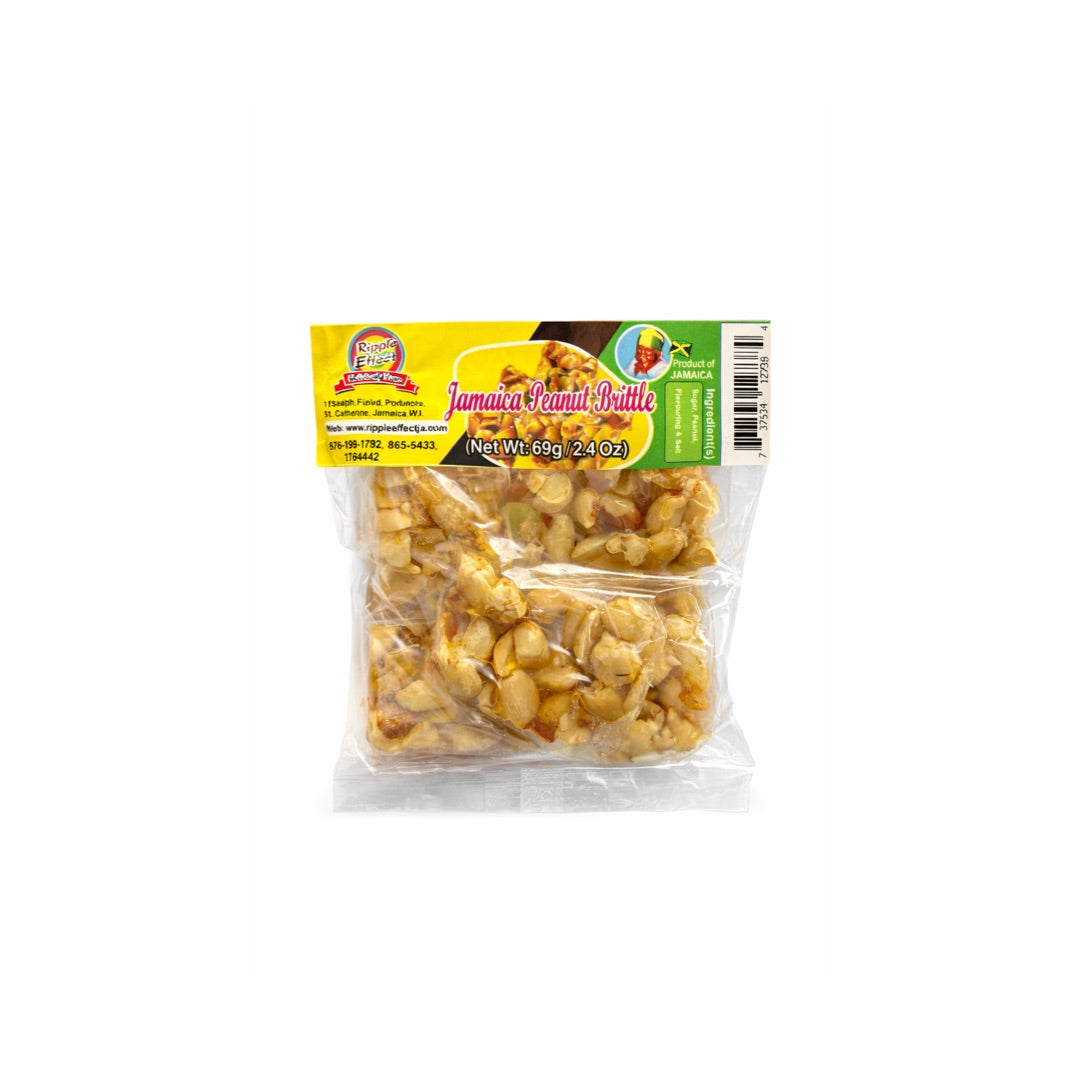 RIPPLE EFFECT JAMAICA PEANUT BRITTLE 69G