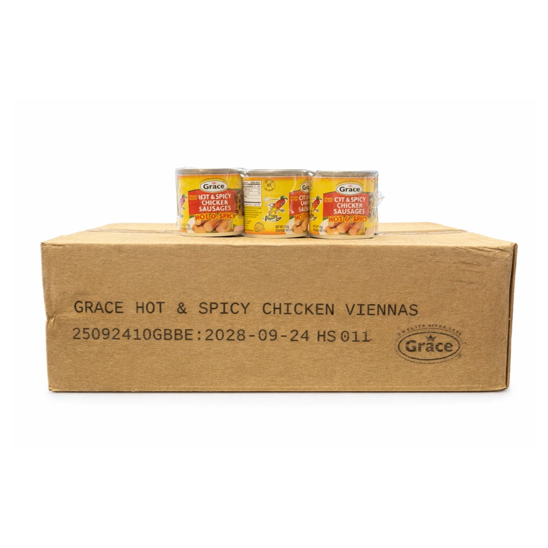 GRACE CHICKEN VIENNA SAUSAGES 48PC CASE MIX