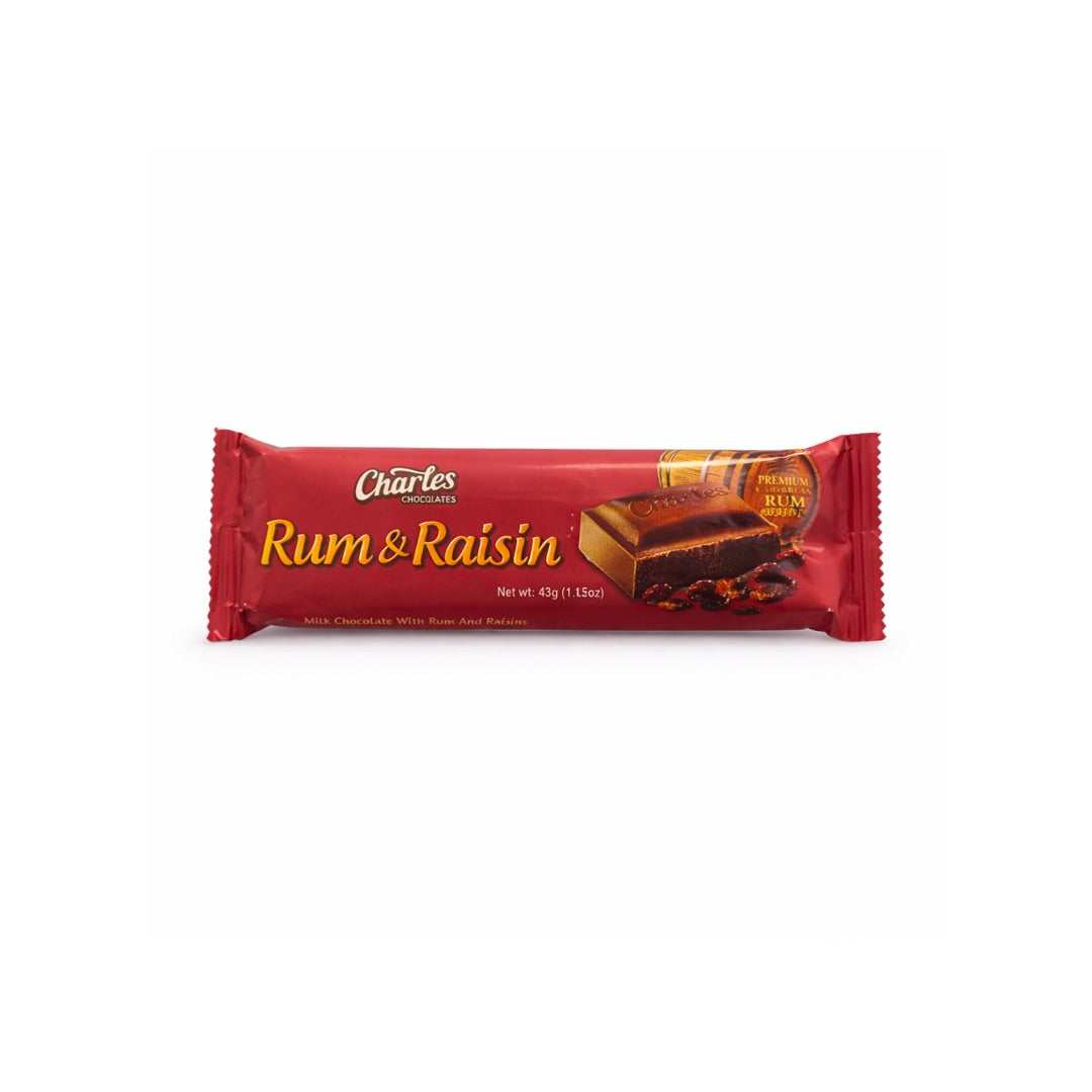 CHARLES CHOCOLATES RUM & RAISIN 1.52OZ