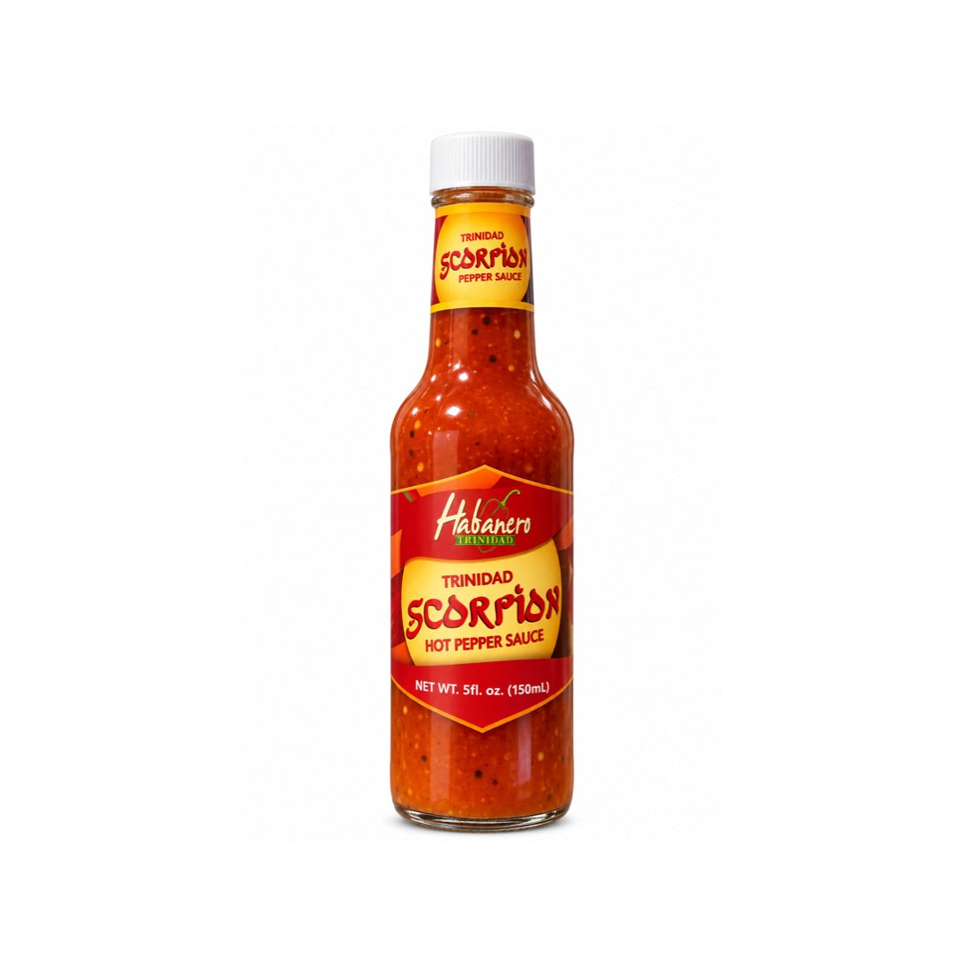 HABANERO TRINIDAD SCORPION HOT PEPPER SAUCE 5OZ