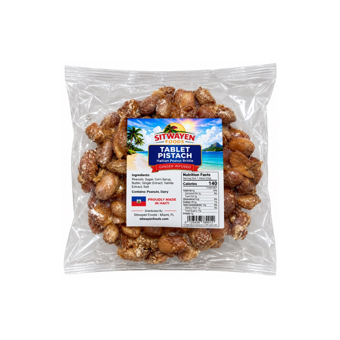 SITWAYEN FOODS TABLET PISTACH 5OZ