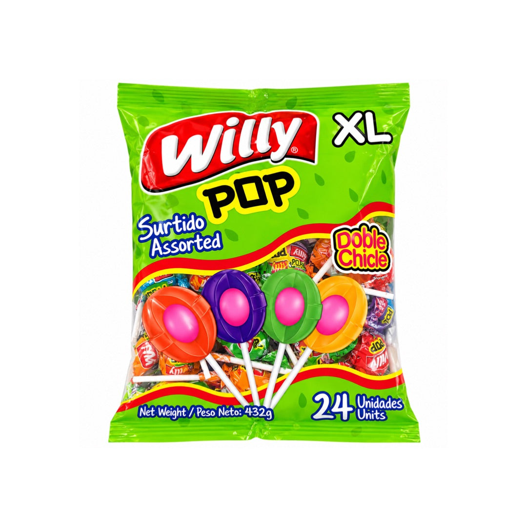 WILLY POP SURTIDO 24U 432G