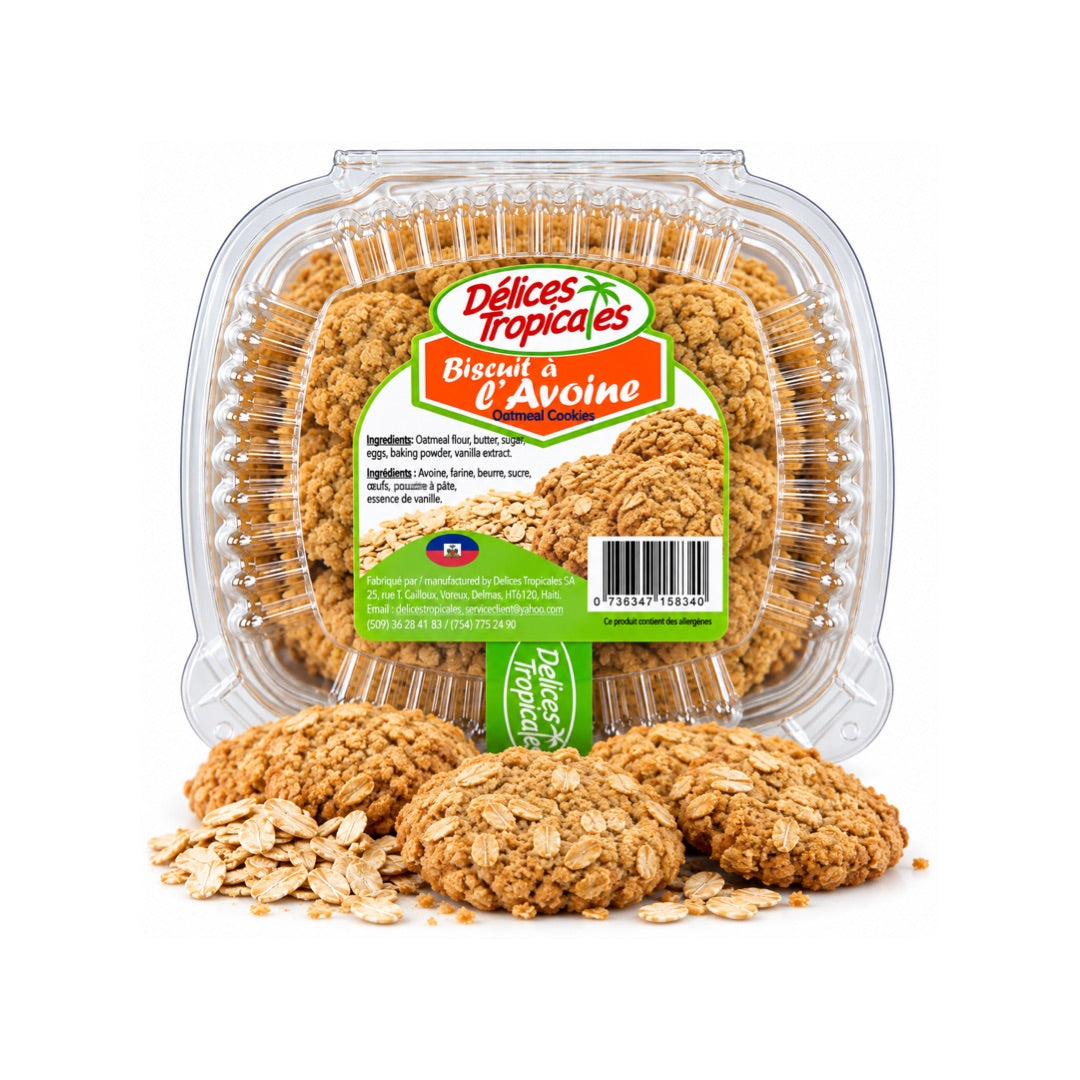 DELICES TROPICALES BISCUIT A LA AVOINE 7OZ