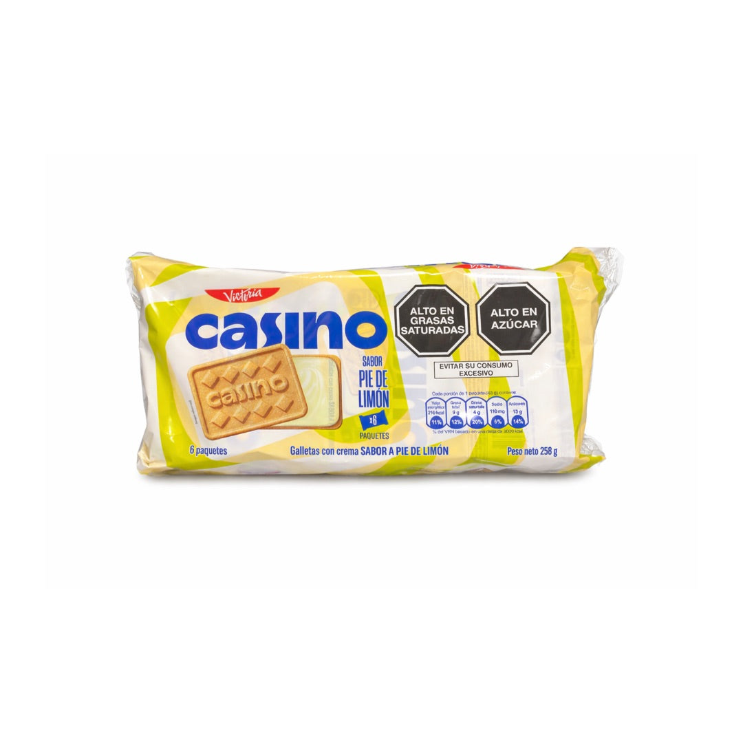 CASINO GALLETAS PIE DE LIMON 258G