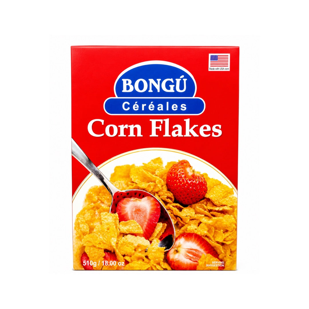 BONGU CEREALES CORN FLAKES 18OZ