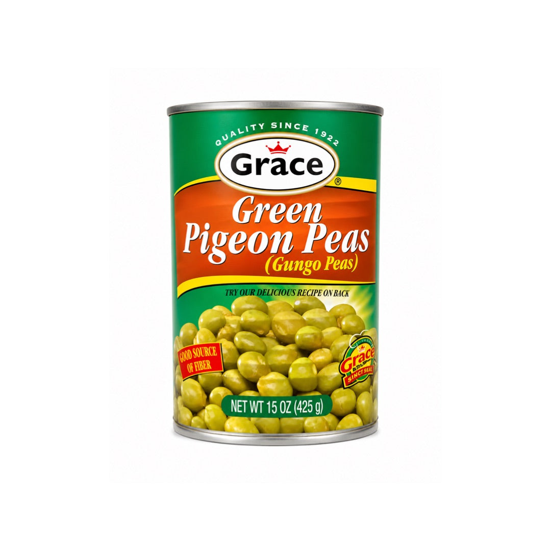 GRACE GREEN PIGEON PEAS 15OZ