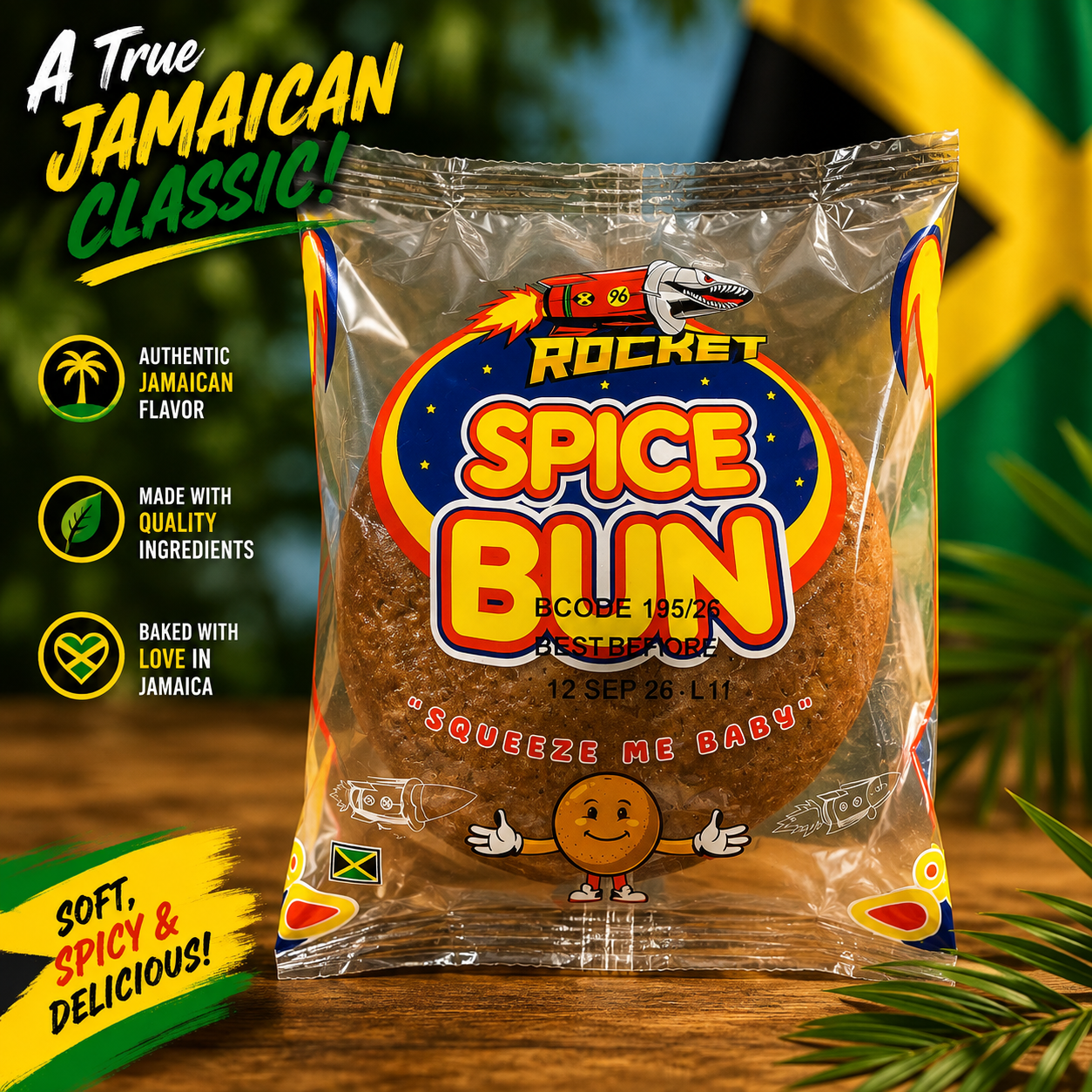 ROCKET SPICE BUN 142G (PACK OF 3)
