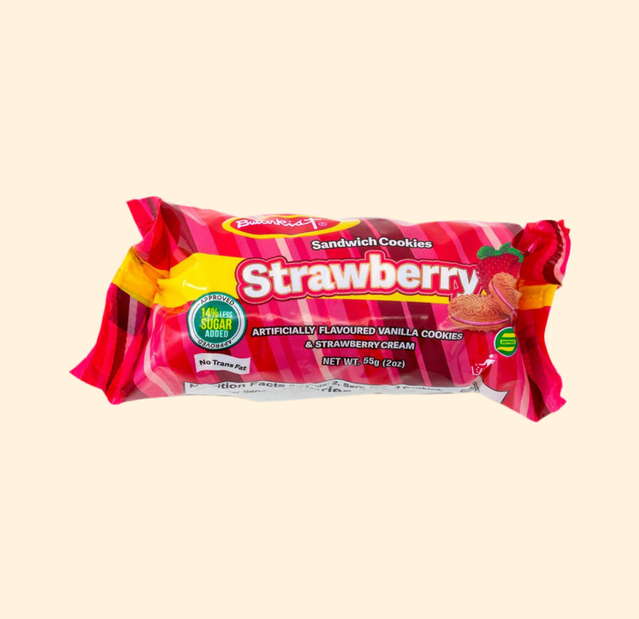 Butterkist Strawberry Sandwich Cookies 55g 2oz