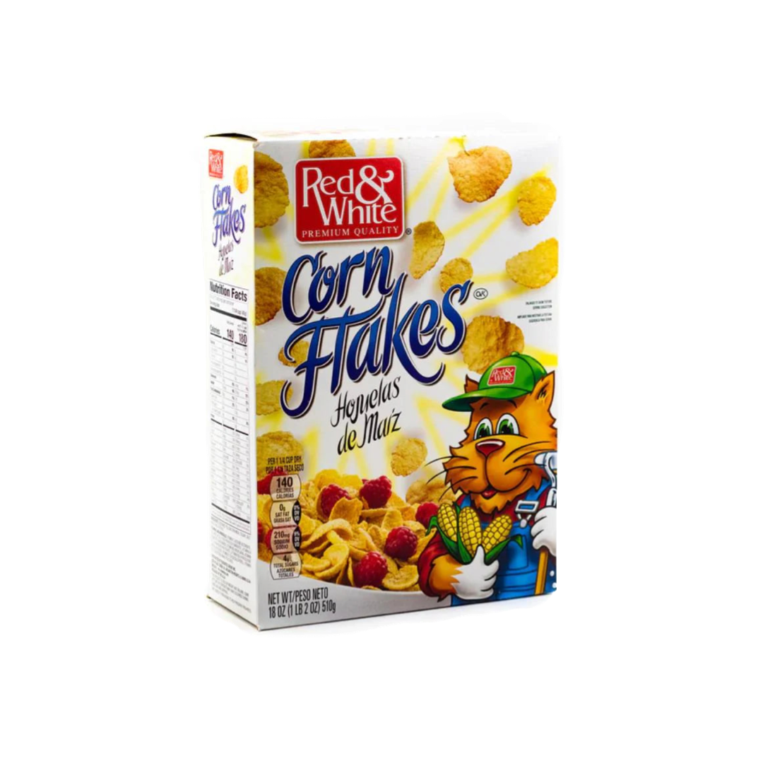 RED & WHITE CORN FLAKES 18OZ
