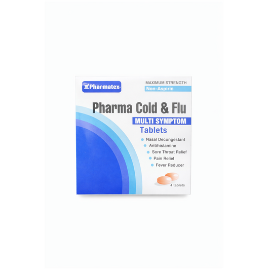PHARMATEX PHARMA COLD & FLU 4 TABLETS