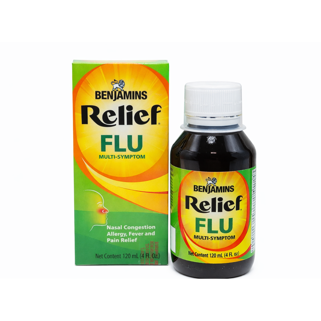 BENJAMINS RELIEF FLU 120ML – Caribbspice