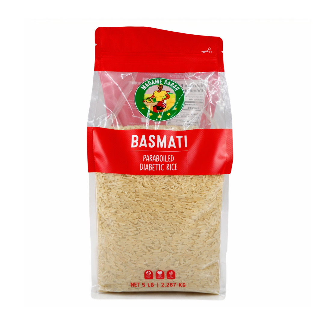 MADAME SARAH BASMATI PARABOILED DIABETIC RICE 5LB