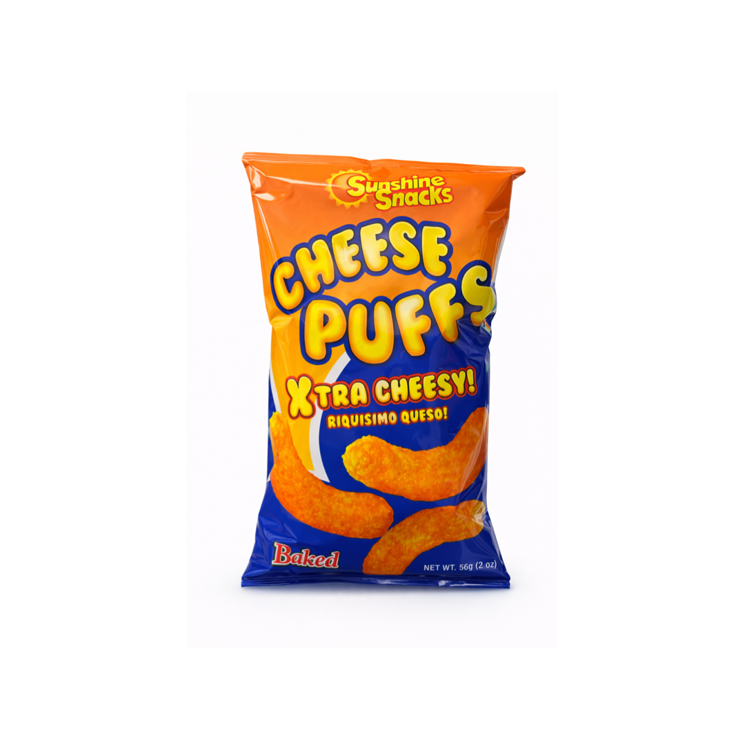SUNSHINE SNACKS CHEESE PUFFS 2OZ