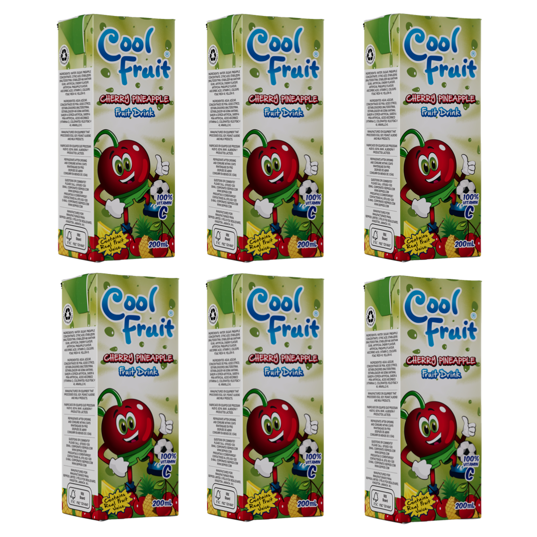 COOL FRUIT CHERRY PINEAPPLE 200ML