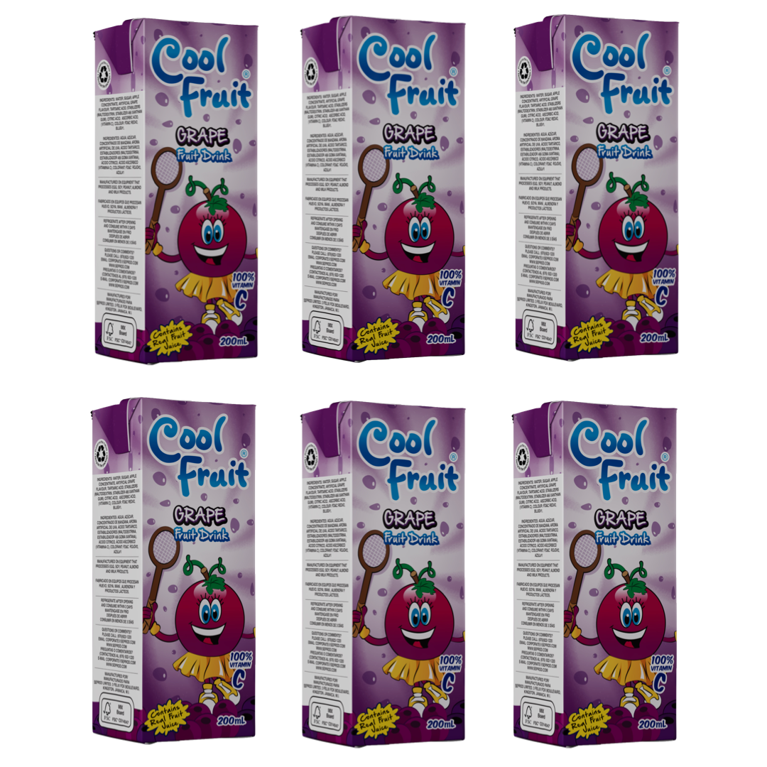 COOL FRUIT GRAPE 200ML