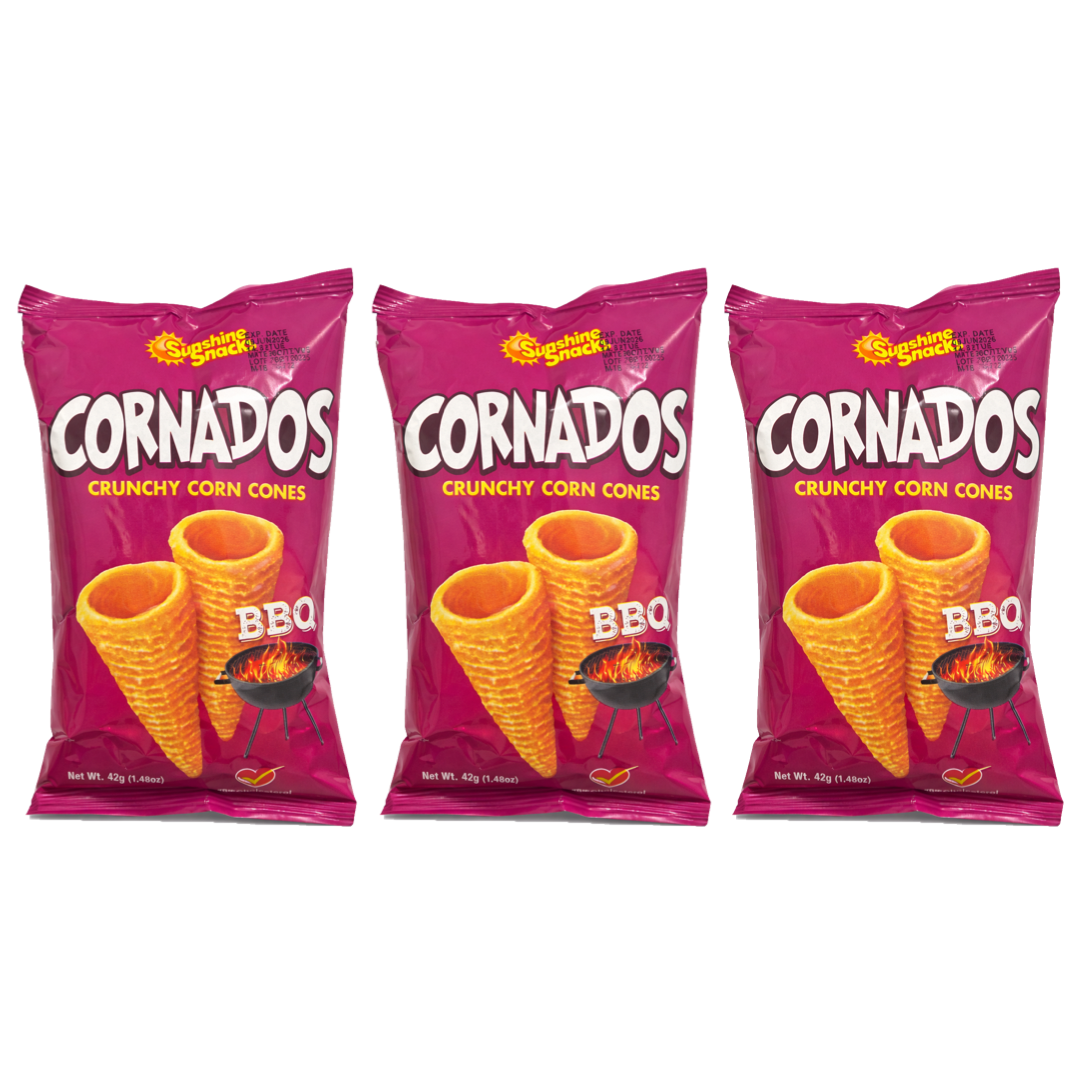 SUNSHINE SNACKS CORNADOS BBQ 1.70OZ