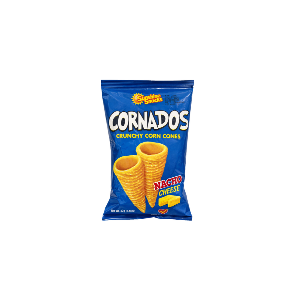 SUNSHINE SNACKS CORNADOS NACHO CHEESE 1.70OZ – Caribbspice