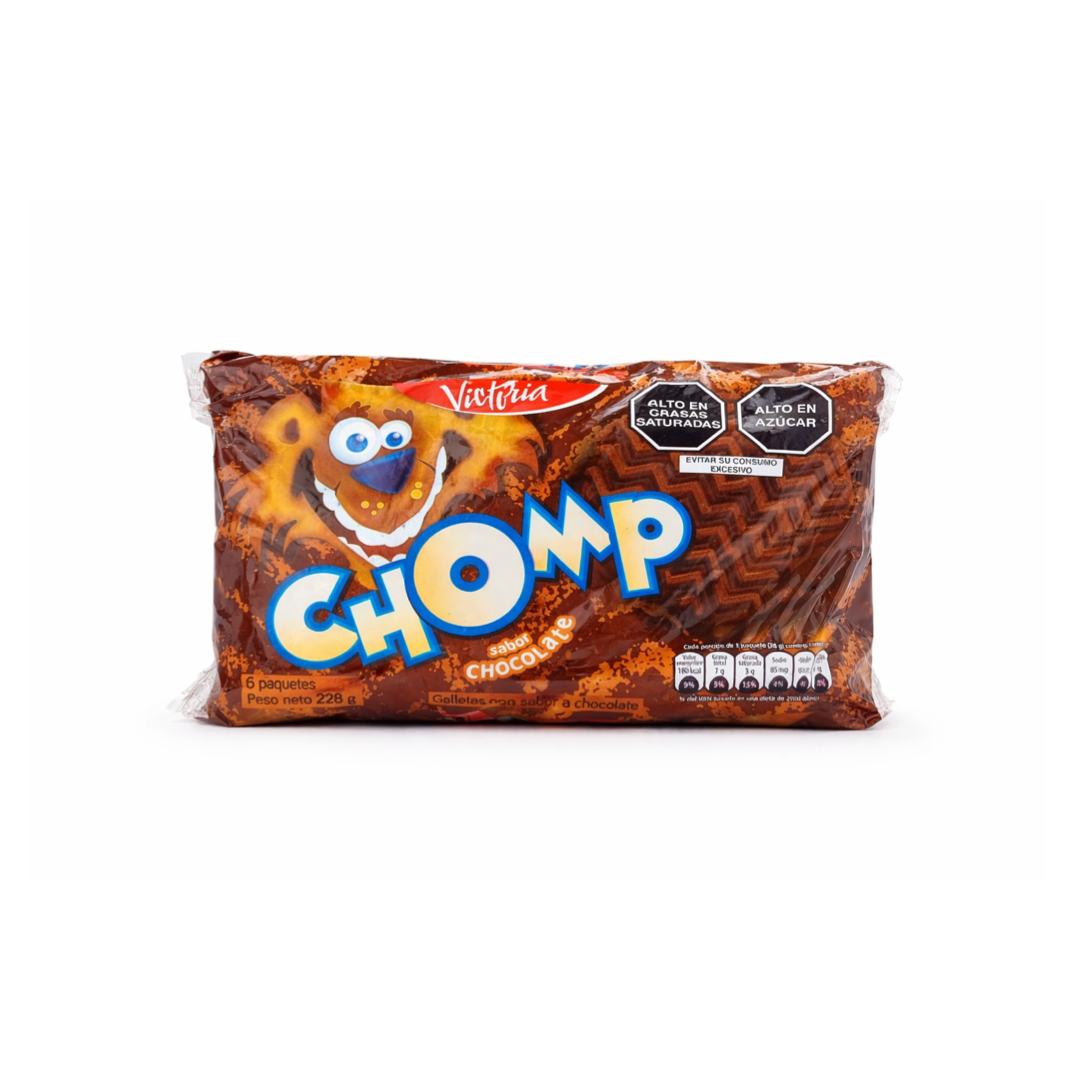 CHOMP GALLETAS CHOCOLATE 228G