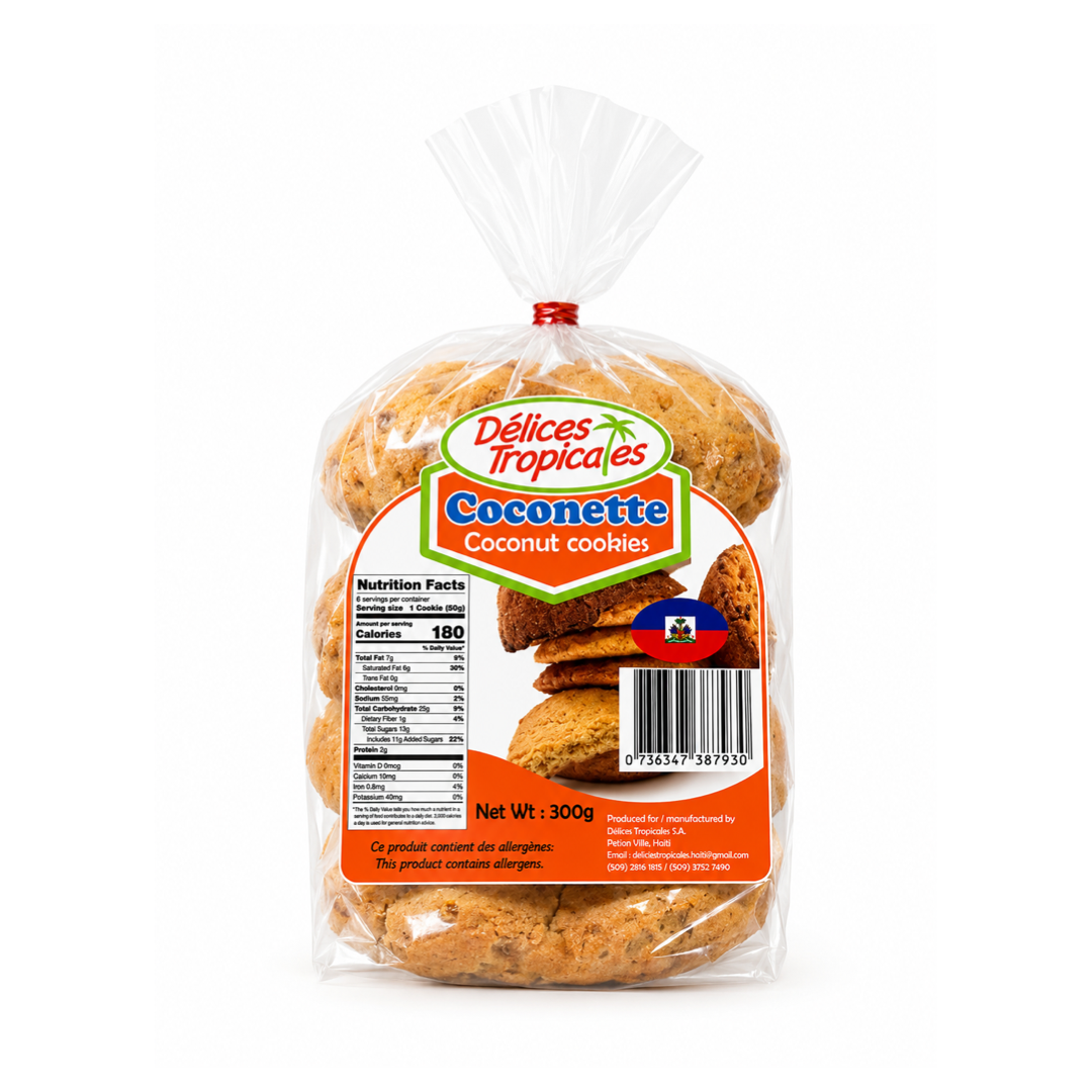 DELICES TROPICALES COCONETTE 300G