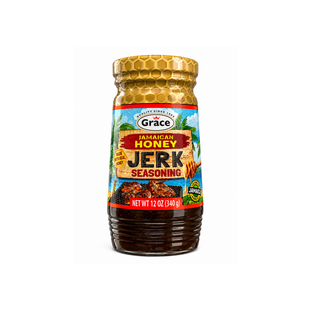 GRACE JAMAICAN HONEY JERK SEASONING 12OZ