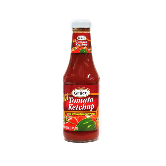 GRACE HOT TOMATO KETCHUP 13.4OZ