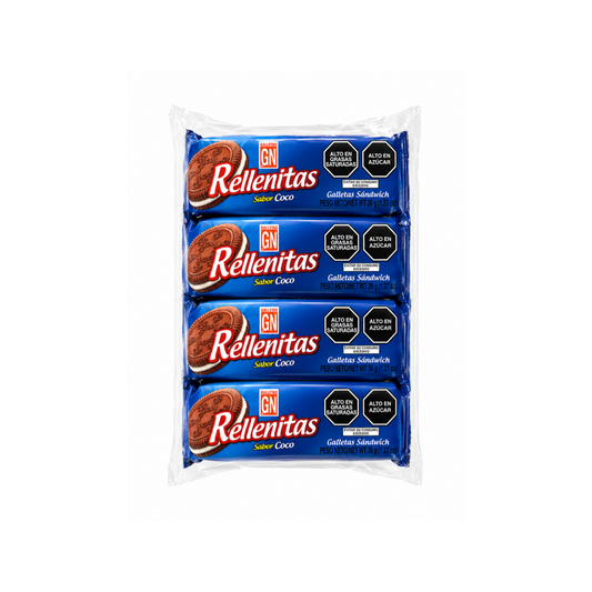 GALLETAS GN RELLENITAS COCO 10.2OZ