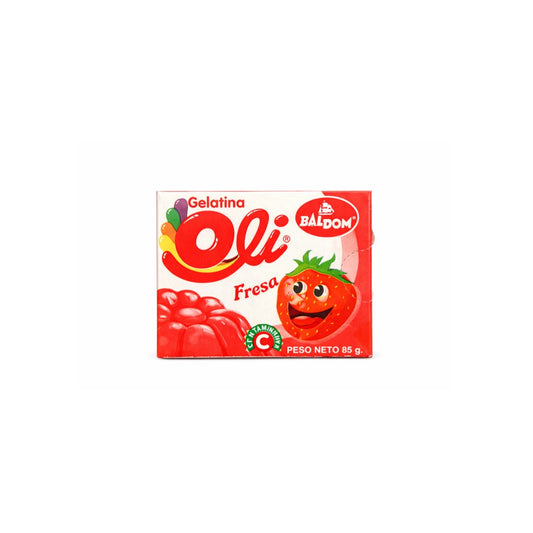 BALDOM GELATINA OLI FRESA 3OZ