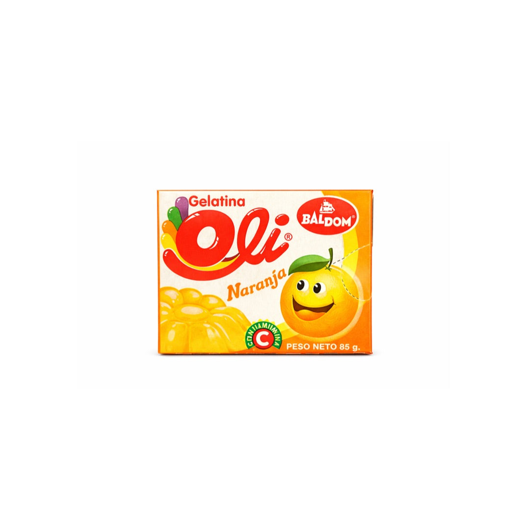 BALDOM GELATINA OLI NARANJA 3OZ