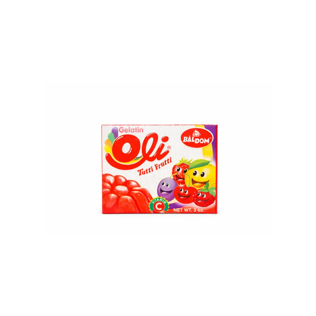 BALDOM GELATINA OLI TUTTI FRUTTI 3OZ