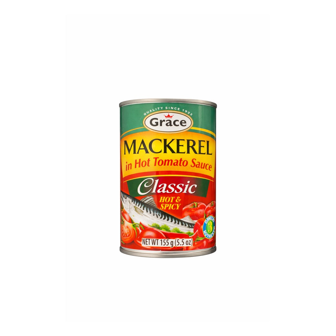 GRACE MACKEREL IN HOT TOMATO HOT & SPICY 5.5OZ