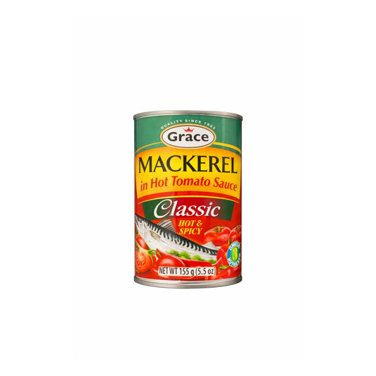 GRACE MACKEREL IN HOT TOMATO HOT & SPICY 5.5OZ