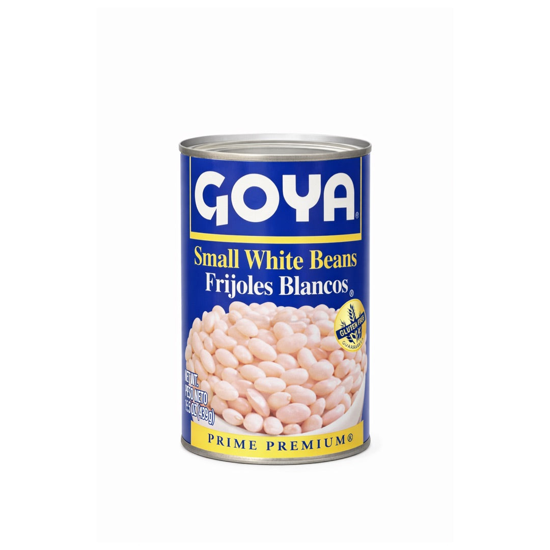 GOYA SMALL WHITE BEANS 15.5OZ