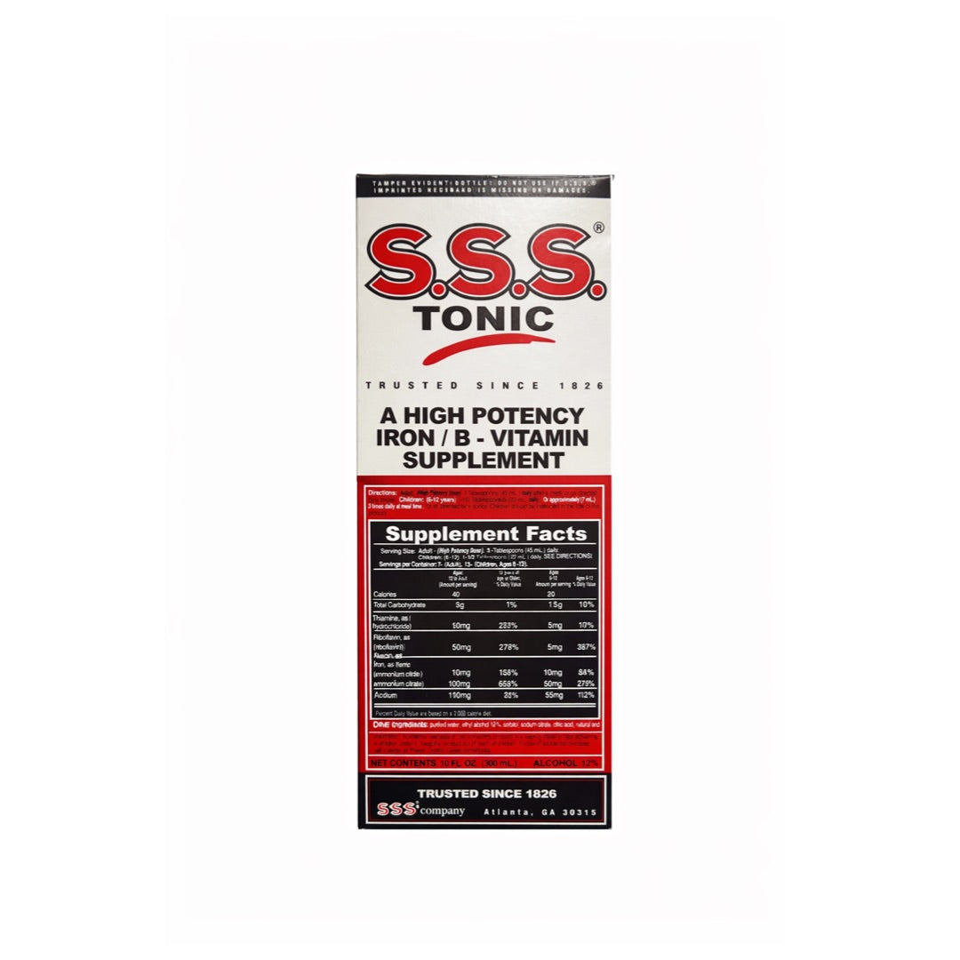 S.S.S TONIC VITAMIN SUPPLEMENT 10OZ
