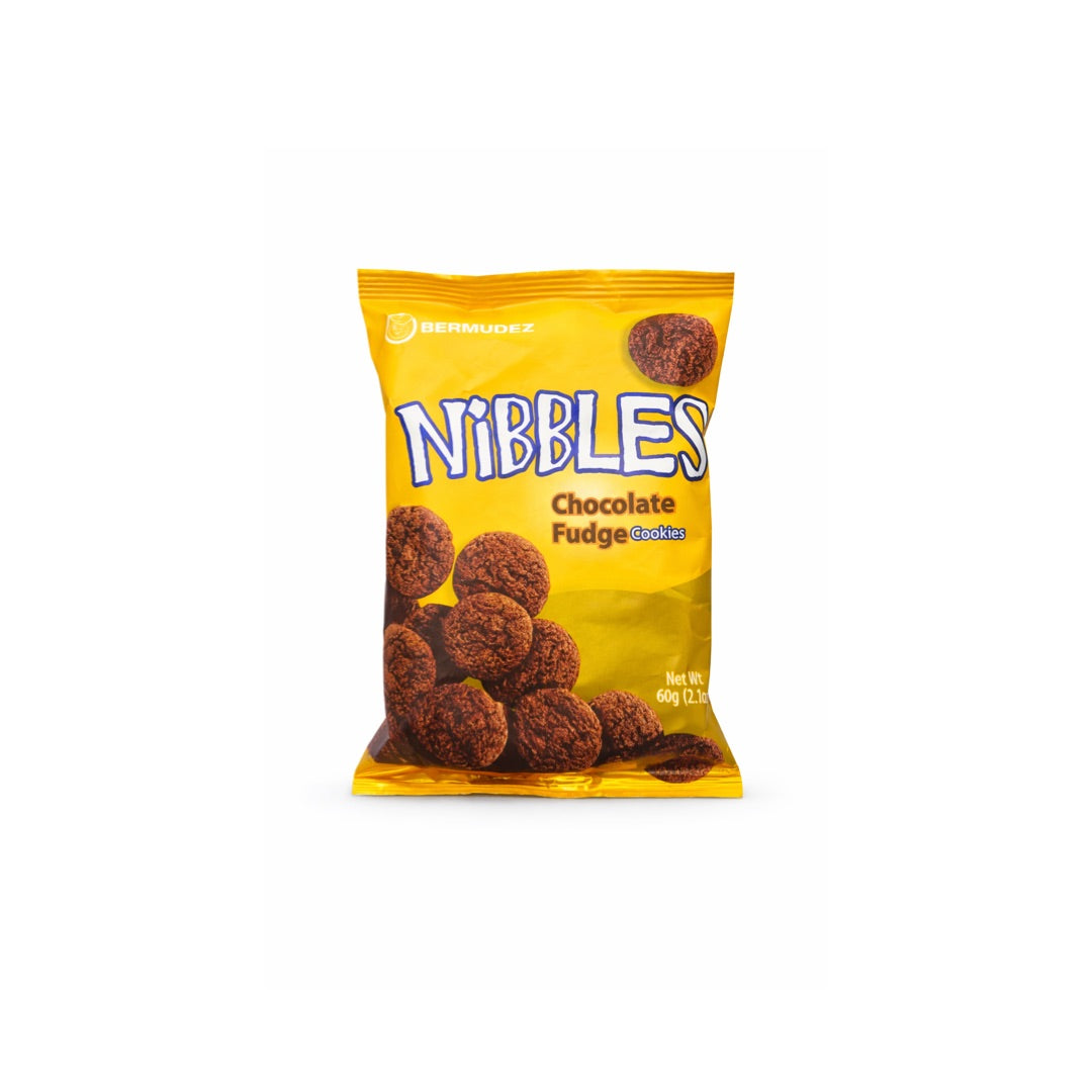 BERMUDEZ NIBBLES CHOCOLATE FUDGE 2.1OZ