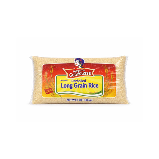 MADAME GOUGOUSSE PARBOILED LONG GRAIN RICE 3LB