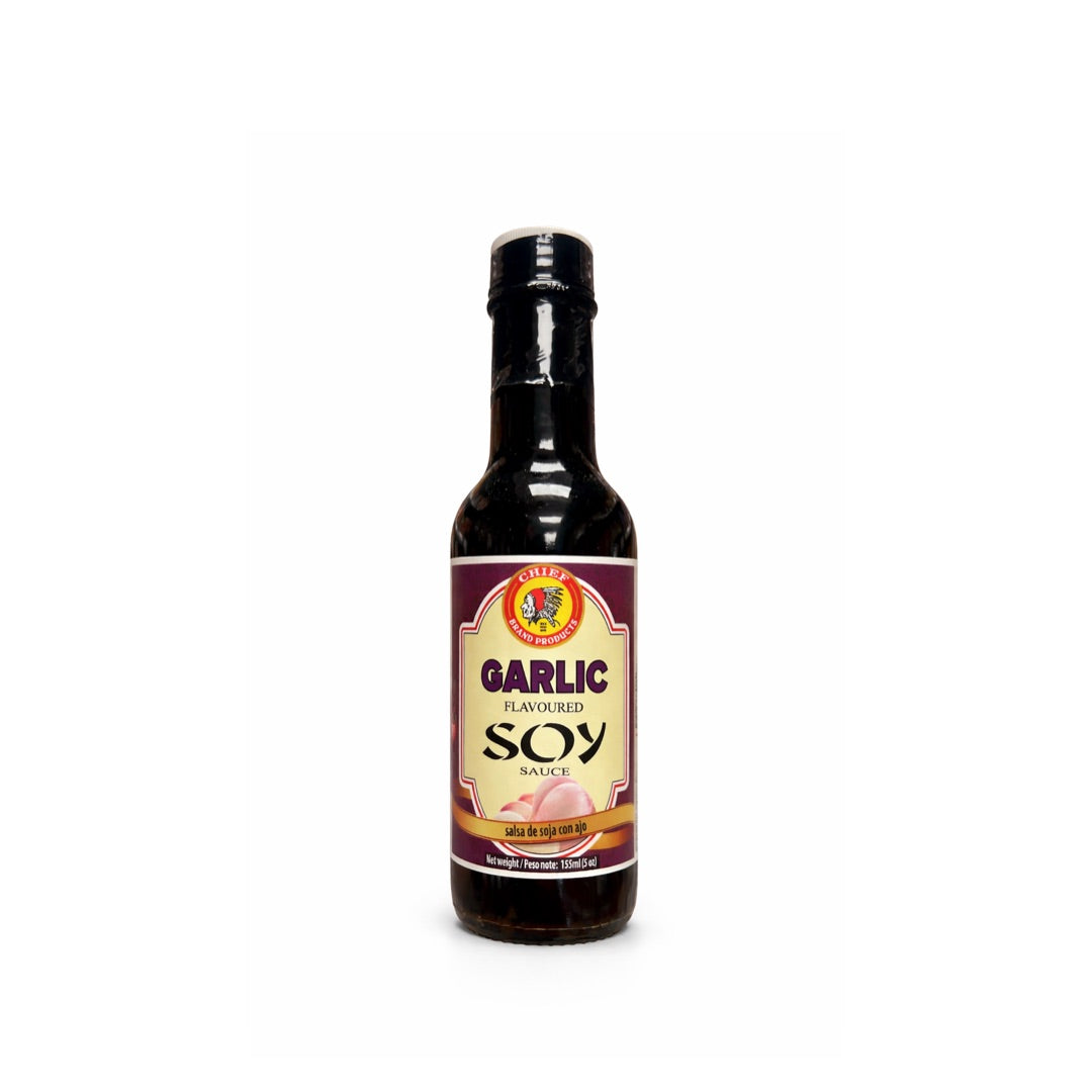 CHIEF GARLIC SOY SAUCE 5OZ