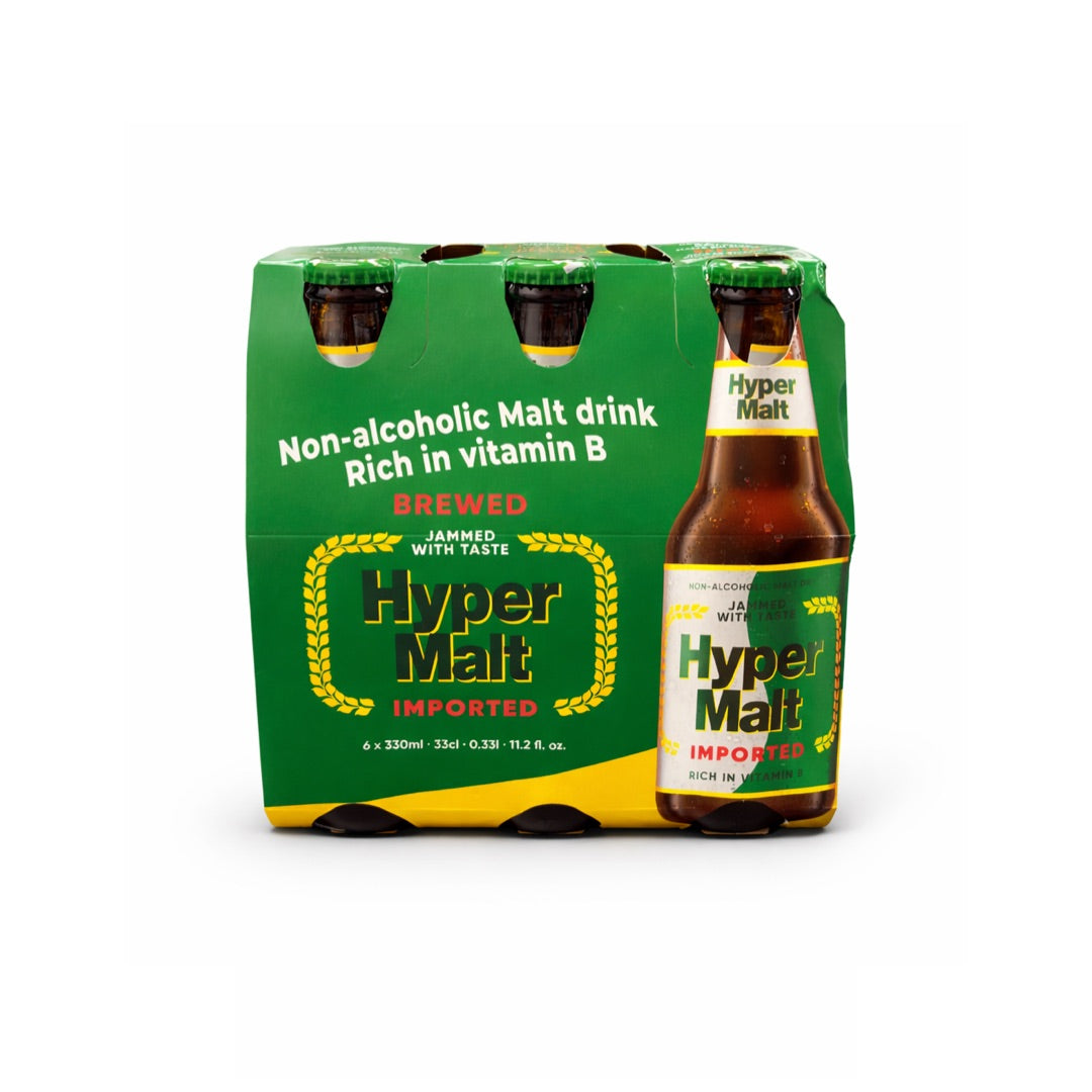 HYPER MALT GLASS 11.2OZ 6 PACK