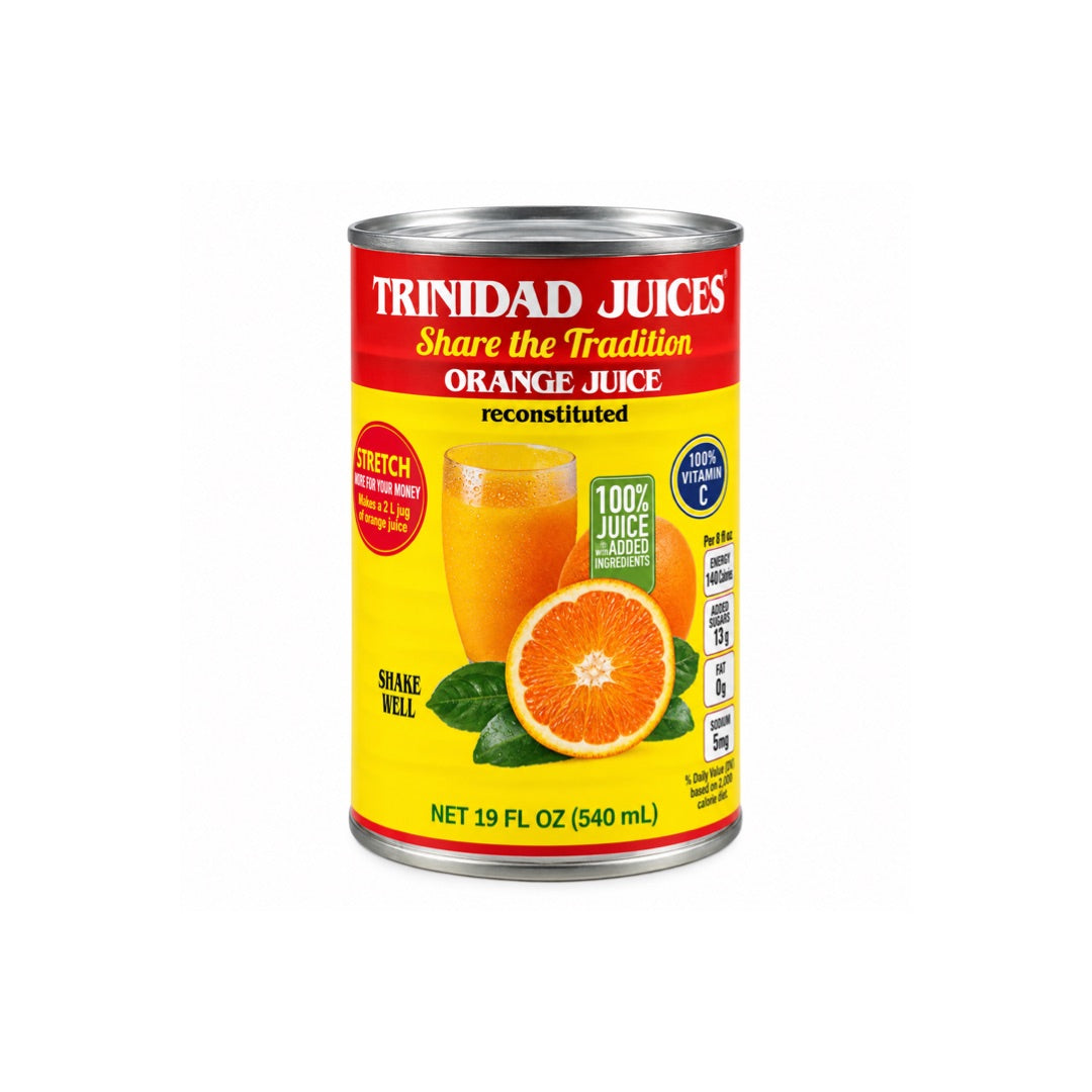 TRINIDAD JUICES ORANGE JUICE 19OZ