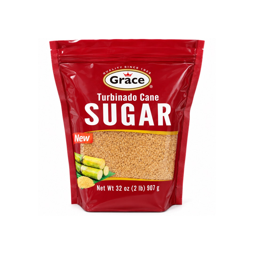 GRACE TURBINADO CANE SUGAR 2LB