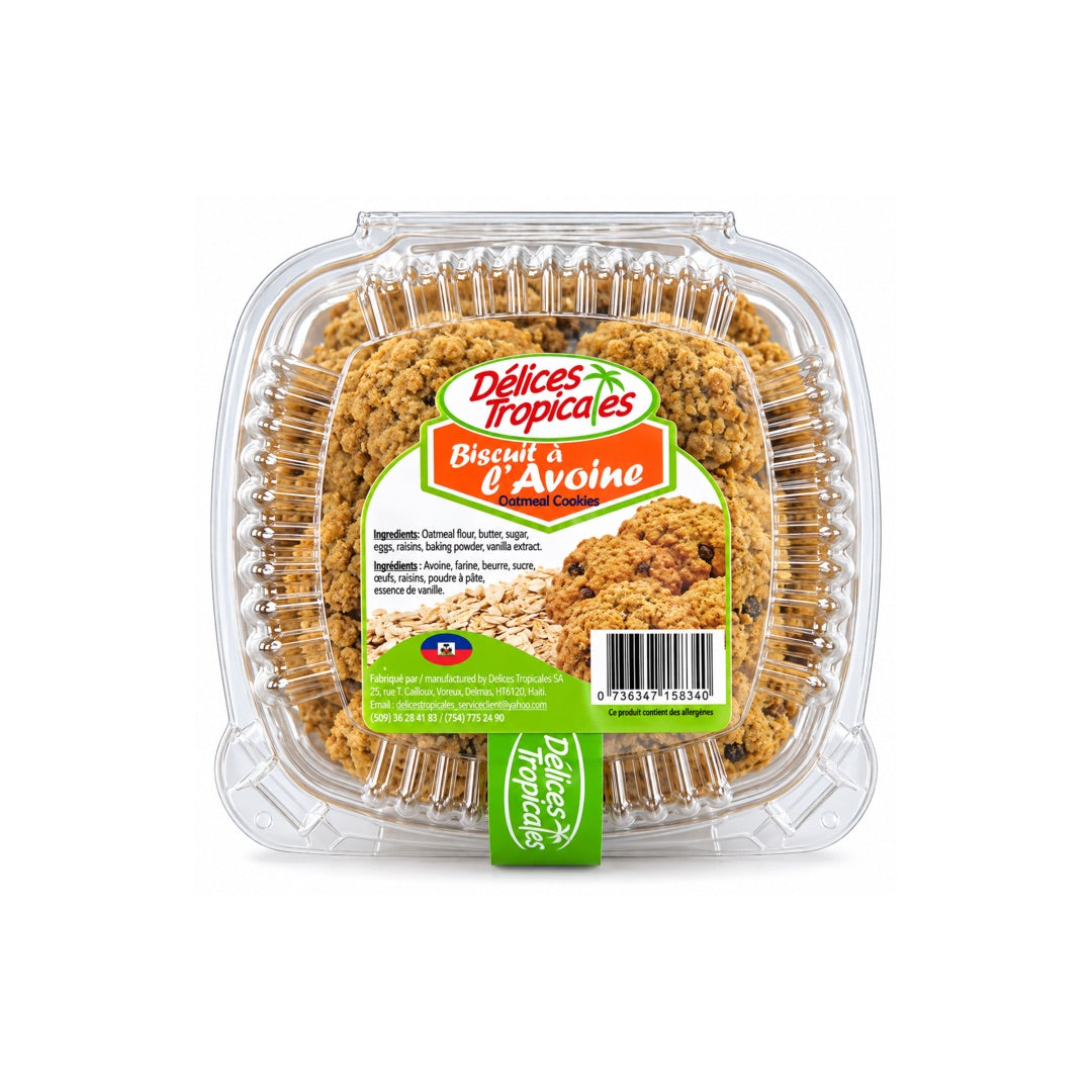 DELICES TROPICALES BISCUIT A LA AVOINE 7OZ