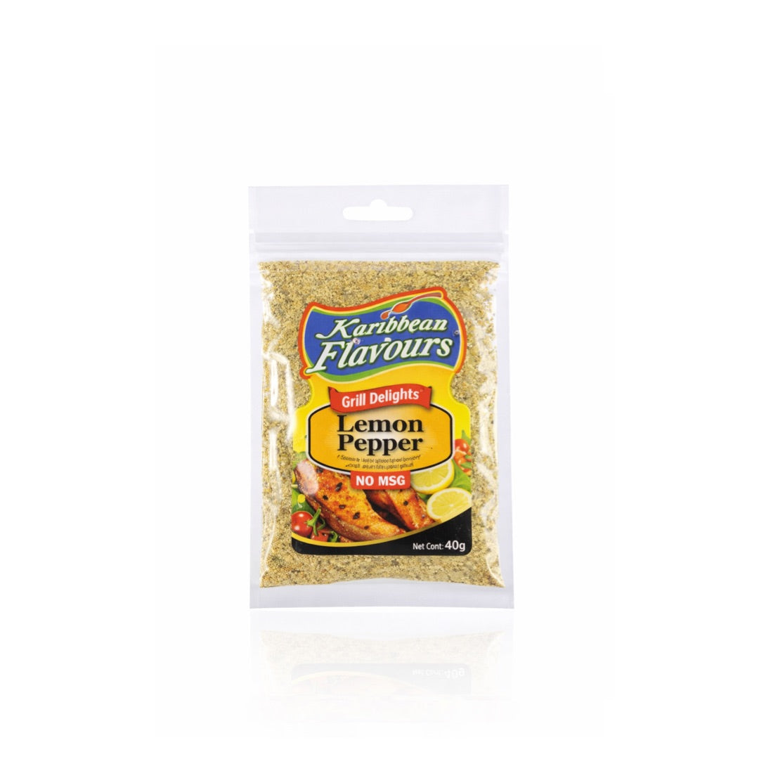 KARIBBEAN FLAVOURS LEMON PEPPER 40G