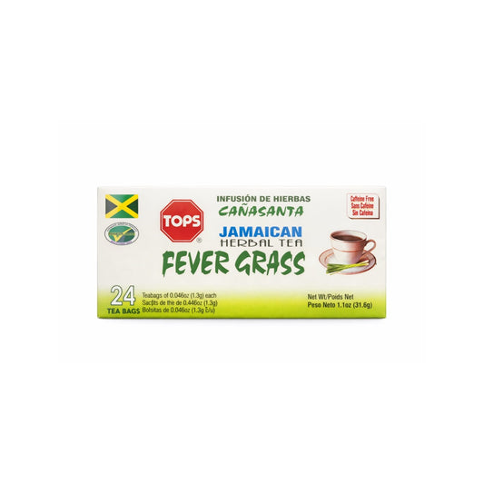 TOPS JAMAICAN HERBAL TEA FEVER GRASS 1.10Z